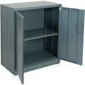 Global Industrial EZ Assemble Steel Storage Cabinet, 36W x 18D x 42H, Gray 361842GY